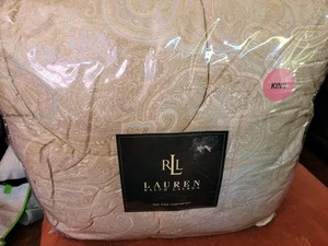 RALPH LAUREN King Comforter ( Coral Beach Paisley?) - Picture 1 of 4