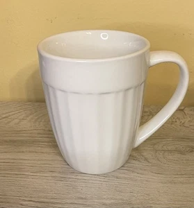 CORNING WARE FRENCH WHITE MUG COFFEE TEA CUPS TABLEWARE STONEWARE CASUAL CHINA - Picture 1 of 6