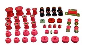 Prothane 63-82 Chevrolet C2 C3 Corvette Complete Suspension Bushing Kit (RED) - Picture 1 of 2