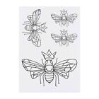 4 x 'Queen Bee' Temporary Tattoos (TO00013611)