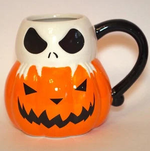 Jack Skellington 3D Pumpkin Mug 20 Ounces Nightmare Before Christmas - Picture 1 of 4