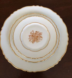 Haviland Limoges Floreal 3 Piece Place Setting - Picture 1 of 8