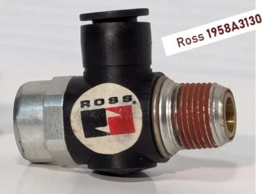 Ross 1958A3130 Pilot Operated Check Valve, 2 Port, 3/8" Ports, Inline, Series 19 - Image 1 of 4