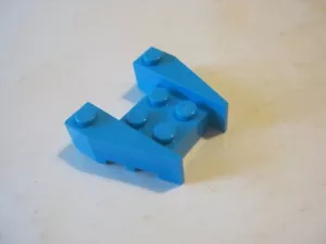 Lego (1) Light Blue 3x4 Wedge Brick With Notches, 50373 (028-207) - Picture 1 of 1