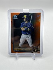 2022 BOWMAN CHROME PROSPECTS *ORANGE REFRACTORS BCP67 HEDBERT PEREZ/25