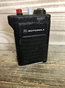 Motorola Saber 1 VHF Radio H43SAN7139CN 137-185MHz 12CH 6W Tested NoAnt NoBat 14 - Picture 1 of 9