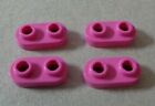 LEGO 35480 Plate 1x2 Rounded ends Open Studs Bright Purple x4 Parts & Pieces*