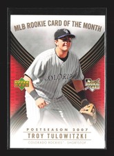2007  Upper Deck Troy Tulowitzki  MLB Rookie Card of the Month  #ROM-7