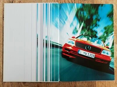 MERCEDES SL W129 1998 BROCHURE CARTONNEE HARD COVER 70 PAGES EN Français TRES B - Photo 1/4