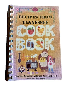 Cookbook Recipes Tennessee Disabled American Veterans Auxiliary Millington TN - Picture 1 of 11