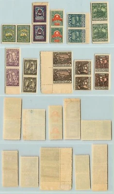 Armenia 1922 SC 300-309 MNH pairs . e1187 - Image 1 of 2