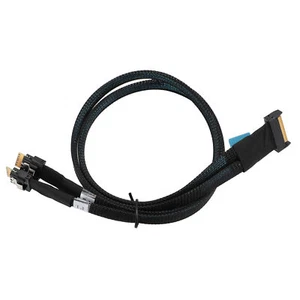 MCIO 8I To 2 Ports SFF‑8654 4I Cable 32GT/s High Speed Transmissing Cord Ada Fit - Picture 1 of 24