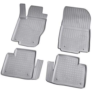 3D Goma Alfombrillas Para Mercedes M / Gle Clase W166 2011-2018 Gris + Borde - Picture 1 of 1