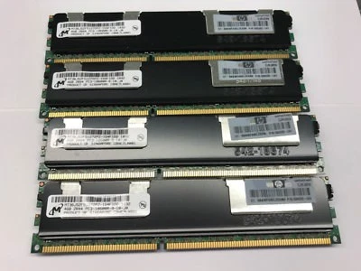 16GB Kit 4x 4GB HP Proliant DL320 DL360 DL370 DL380 ML330 ML350 G6 Memory Ram - Image 1 of 2