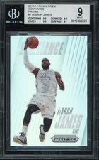 2013-14 Panini Prizm Brilliance Silver Prizm LeBron James #7 BGS 9 POP 5 READ
