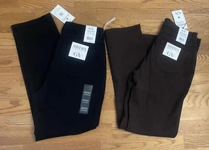 NWT Gloria Vanderbilt Amanda Black Brown Original Slimming Jean 10 Average Lot - Picture 1 of 5