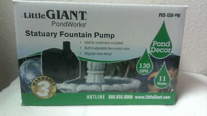 LITTLE GIANT 566716 PES-130-PW STATUARY PUMPE 130GPH mit 6' KABEL - Bild 1 von 2
