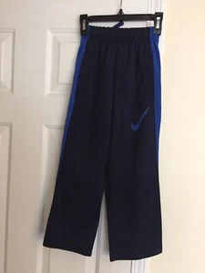 Nike Dri-Fit Pants Boys XS Navy & Royal Blue - Picture 1 of 6