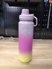 Lululemon Back To Life Sport Wasserflasche | rosa und gelb | 24 OZ