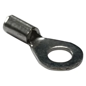 (100) Connettore filo non isolato calibro 22-18 #8 anello terminale non isolato USA - Foto 1 di 6