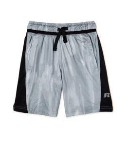 Russell Shorts Boys Small 6-7 Gray Athletic Lightweight Elastic Waist DRI POWER - Picture 1 of 11