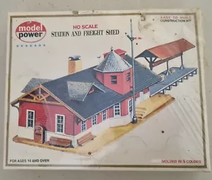 MODEL POWER Station and Freight Shed No. 427 HO Scale #427 - Picture 1 of 4