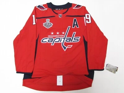 CAMISETA ADIDAS BACKSTROM WASHINGTON CAPITALS AUTÉNTICA 2018 NHL STANLEY CUP FINAL Foto 1 de 4