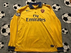 Maglia da trasferta manica lunga Arsenal 13/14 Nike XL - Foto 1 di 8