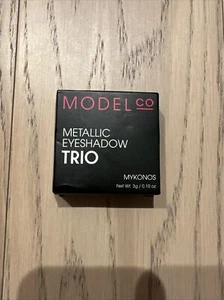 Model Co Metallic Eyeshadow Trio in Mykonos 3g/0.10oz Full Size NIB - Picture 1 of 1