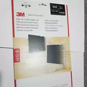 Filtro Privacy 3M Nero 15.6 (PF15.6W9) Nuovo - Foto 1 di 1