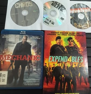 Jason Statham 5 Blu Ray DVD Lot Expendables 4 Transporte - Picture 1 of 10