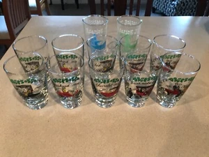 Vintage Classic Antique Automobile 8oz. Drinking Glass - Lot of 10 + Bonus! - Picture 1 of 11