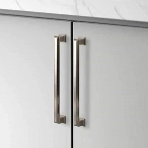 Cabinet Pull Door Handle Modern Hardware,  Brushed Nickel, 6 Inch Length - Picture 1 of 6