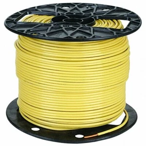 SOUTHWIRE 11592301 Building Wire,12AWG,THHN,Sld,Yel,500ft (C) - Picture 1 of 5