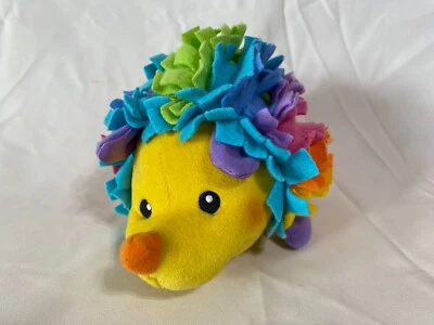 Fisher Price 8" arco iris erizo arrugado sonajero bebé juguete 2005 peluche A20 Foto 1 de 4