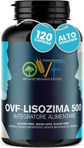 Parafarmacia OVF, 120 CAPS Di Lisozima 500 Mg E Alfa Lattoalbumina 20 Mg (2 Mesi - Foto 1 di 12