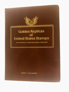 Golden Replicas of United States Stamps 22k, 1993-1994, 75 Covers /Binder - Picture 1 of 19
