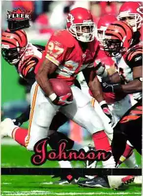 2006 Ultra #97 Larry Johnson Kansas City Chiefs Football Card - Image 1 of 2