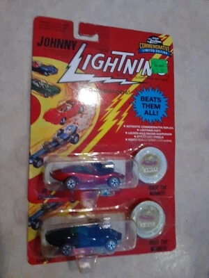 Редкий винтажный богомол Johnny Lightning Challengers Toppers Viscious Vette черный красный Lo - Изображение 1 из 3