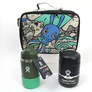 SoYoung Lunch Box Set Stitch Blue Bunny (LE) + Hydro Flask Water + Food Jar NWT - Picture 1 of 12