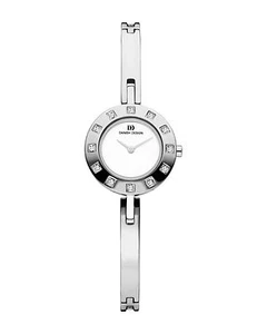 Danish Design IV62Q999 White Dial Stainless Steel Crystal Quartz Women's Watch - Picture 1 of 1