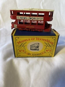 Models Of YesterYear Vintage Matchbox Lesney “News Of The World “ Double Decker” - Picture 1 of 6