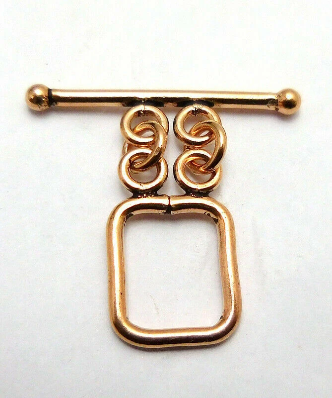 4 SET 20X30MM COPPER BALI TOGGLE CLASP 2 STRAND ANTIQUE COPPER 587 ATL-185 - Image 1 of 1