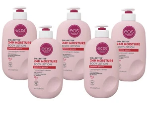 5 pack of EOS Shea Better Body Lotion, Jasmine Peach 16 Ounce - Picture 1 of 2