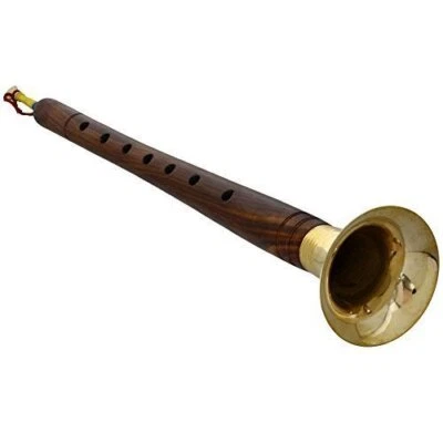 Musicals Indian Classical Wind Musical Instrument Shehnai for Weddings (Brown) - Image 1 of 4