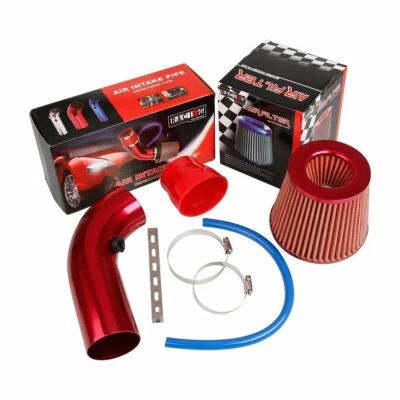 Engine Cold Air Intake Filter Induction Kit Pipe Power Flow Hose System Assembly - Image 1 of 4