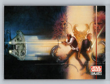 1993 Topps Star Wars Galaxy #279 Luke Skywalker Han Solo Struzan Portfolio