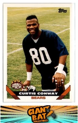 1993 Topps #12 Curtis Conway - Image 1 of 2