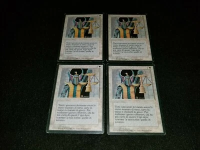 MTG 1x Revised white rare MP Italian FBB Balance - ships w/ tracking - Image 1 of 2