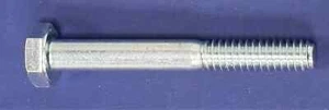 7/16-14 x 2" Hex Head Cap Screws Grade 5, Zinc Plated, Box/25 - Picture 1 of 2